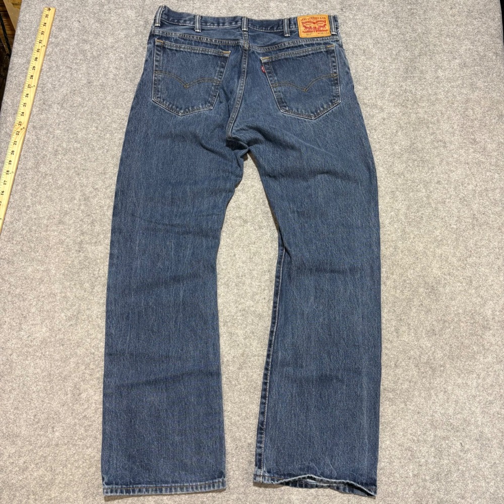 Levis 517 Bootcut Jeans Mens 38x34 Medium Wash Denim Blue Pants 517-0216